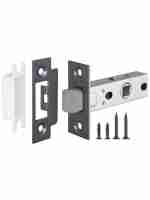 Защелка межкомнатная дверная пластиковая Fuaro PLASTIC P12-45-25 GR графит