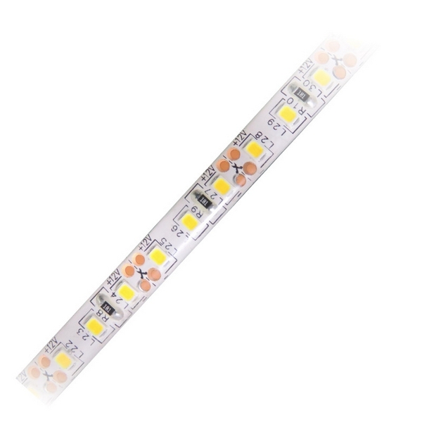 Светодиодная лента Volpe ULS-Q333 2835-120LED/m-8mm-IP65-DC12V-9,6W/m-5M-3000K кат-ка в гермет уп-ке