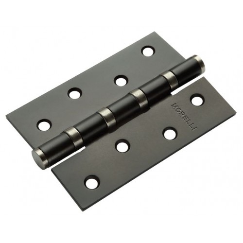 Петля дверная универсальная стальная с 4-мя подшипниками Morelli MS 100X70X2.5-4BB BL черный