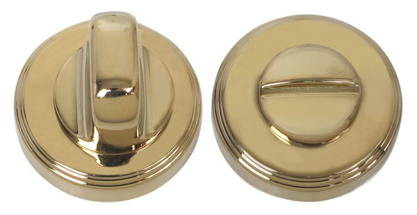 Завертка дверная сантехническая Colombo CD 79 BZG вж6 OL полированная латунь Piuma