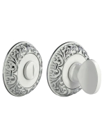 Завертка сантехническая Morelli MH-WC-CLP W/PC круглая цвет белая эмаль/хром