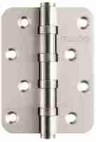 Комплект 10 шт. - Петля Fuaro (Фуаро) универсальная IN4400U-R10 SN (4BB-R10 100x75x2,5) мат. никель