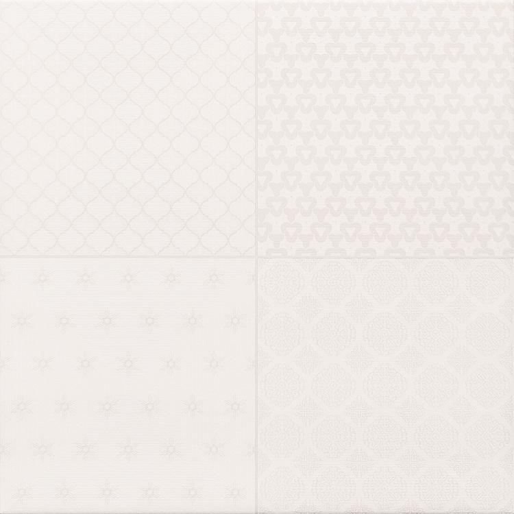 Плитка керамическая Cristacer (Cristal ceramica) Retro Blanco вид 6 из микса настенная 45х45
