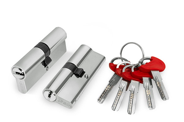 Цилиндровый механизм Fuaro D-PRO500/90 mm (40+10+40) CP хром 5 кл.