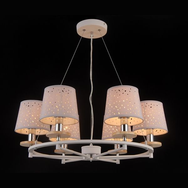 Люстра подвесная Natali Kovaltseva LISBON 81055-6C SATIN WHITE