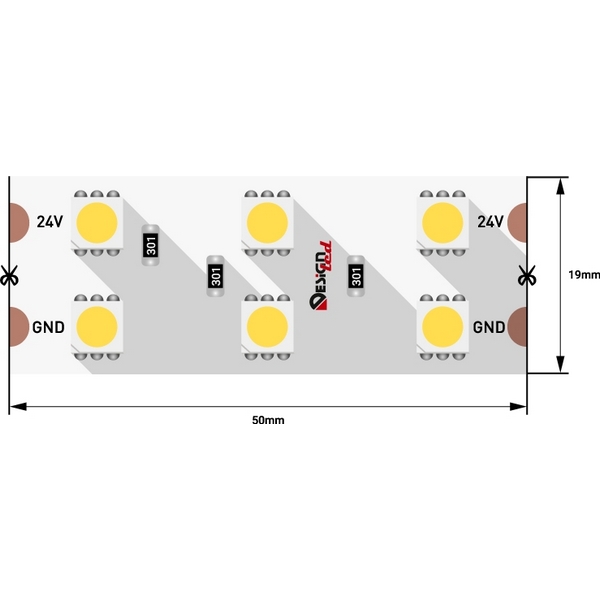 Светодиодная лента DesignLed LUX DSG5120-24-NW-33
