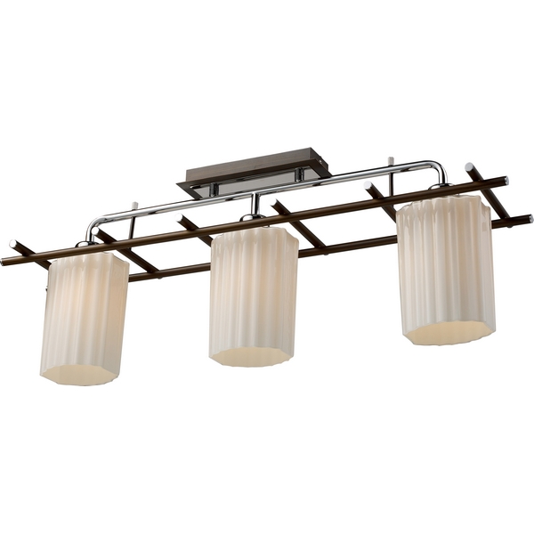 Люстра потолочная N-Light 483-03-13 chrome + wengue