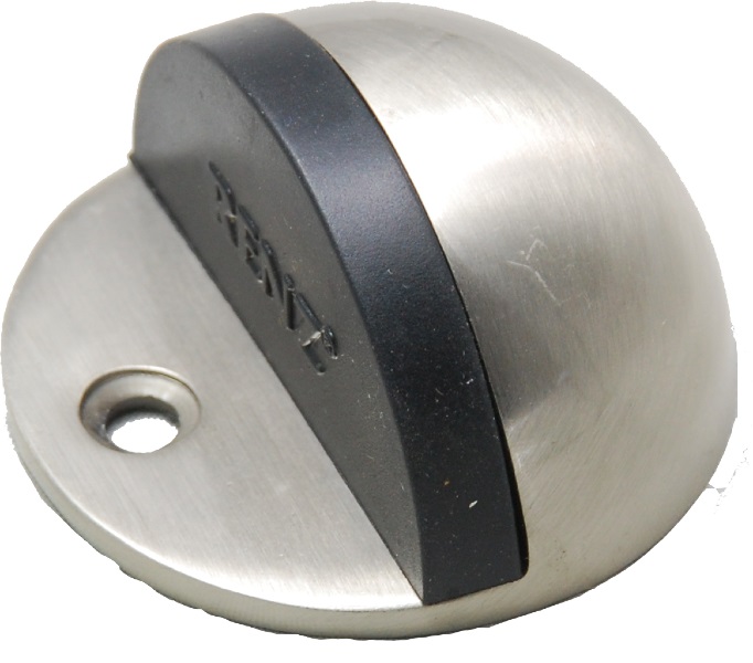 Ограничитель дверной напольный RENZ INDS 44 SN , ник. мат.