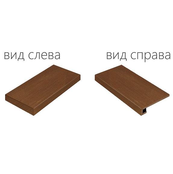 Керамогранит Italon Surface Кортен угл левая натур. рет. ступень 33х120