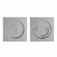 Ручка поворотная для раздвижных дверей SH.QUADRO55.BK8 MWSC-33 итальянский тисненый