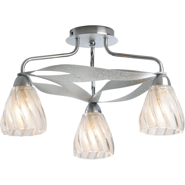 Люстра потолочная N-Light 405-03-13CWC chrome + white crack