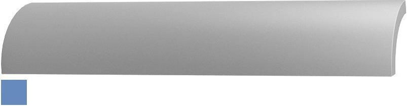 Плитка керамическая Paradyz Inwest Gammo Niebieski Profil wypukly B Mat. бордюр 19,8х0,3