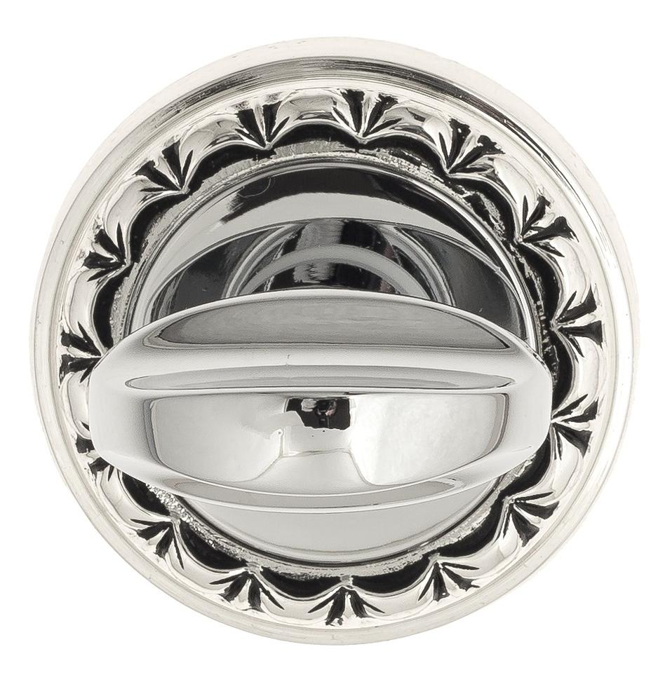 Завертка дверная сантехническая Venezia WC-2 D2 натуральное серебро