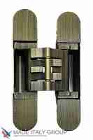 Kubica 2760 DXSX, BS петля скрытая универсальная СОСТАРЕННАЯ БРОНЗА (60 kg)