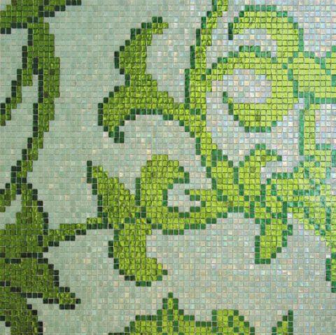 Мозаика Alma Панно 15 MZ-04 Green чип 15х15 206,5х206,5