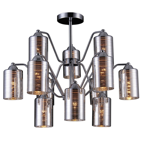 Потолочная люстра Natali Kovaltseva Helsinki Helsinki 75038-12C CHROME