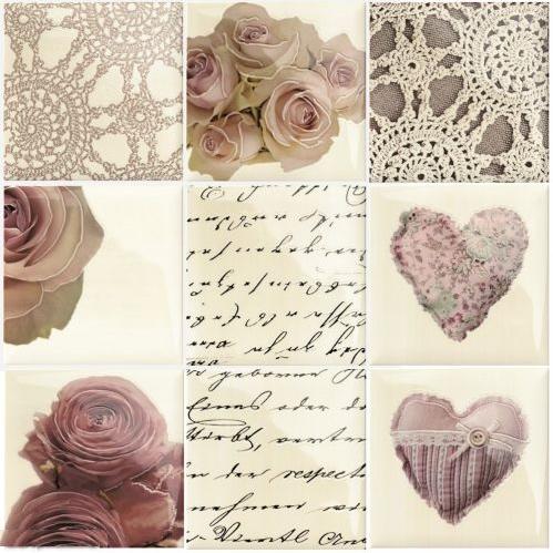 Плитка керамическая Mainzu Lucciola Decor Cuore (9 видов) декор 20х20