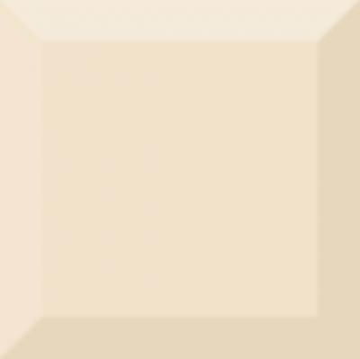 Плитка керамическая Absolut keramika Cube Kitchen Biselado Brillo Crema настенная 10х10