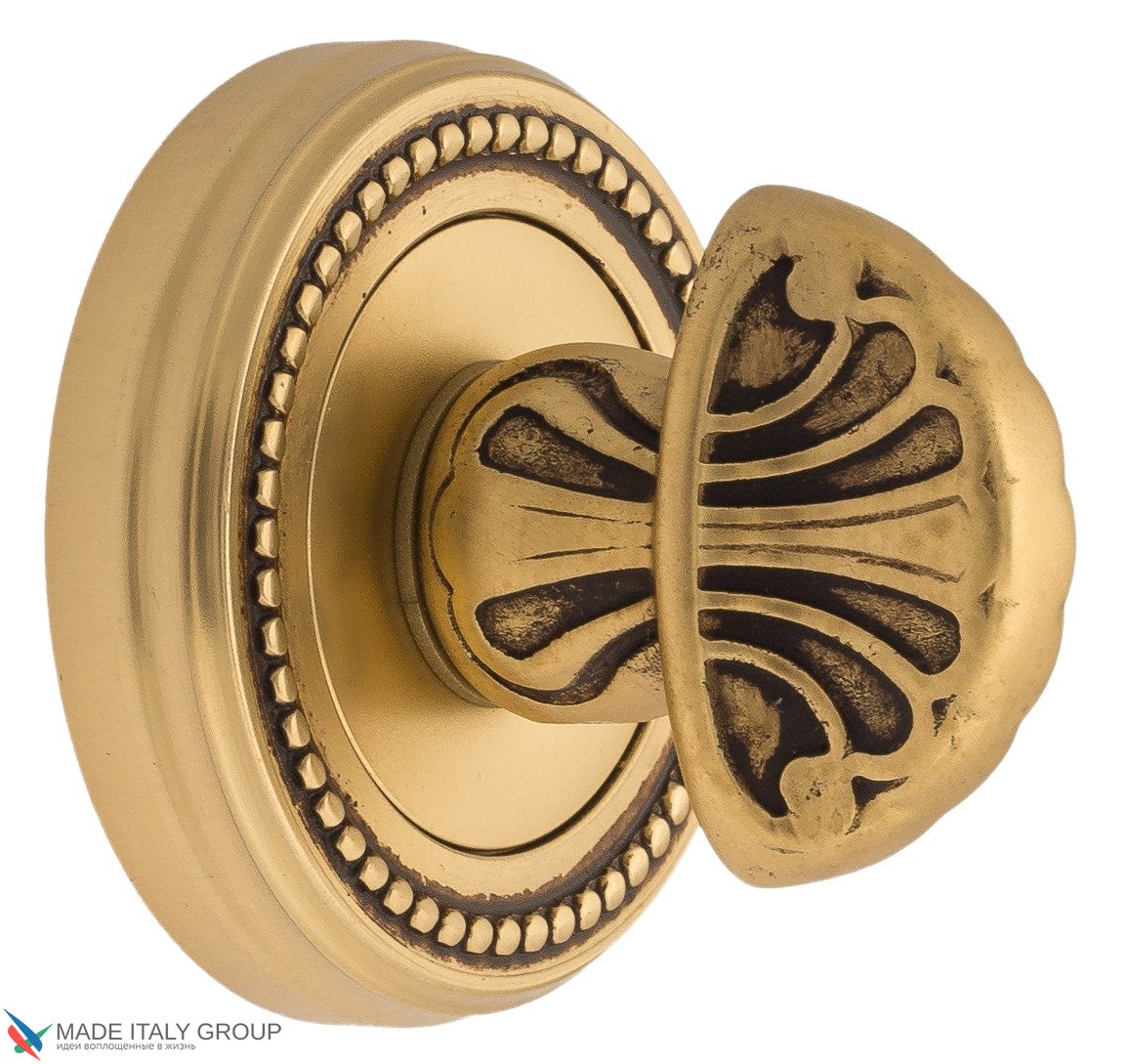 Фиксатор поворотный Venezia WC-4 D3 французское золото + коричневый