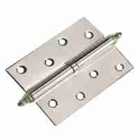 Комплект 8 шт. - Петля дверная разъемная стальная с короной левая Morelli MS 100X70X2.5 L PC хром