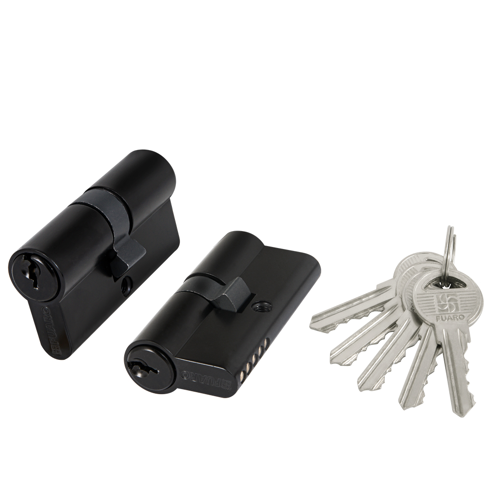 Цилиндровый механизм 100 ZA 70 mm (30+10+30) BL черный 5 кл.