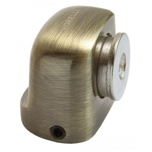 Ограничитель для двери магнитный Morelli MDS-2 AB античная бронза