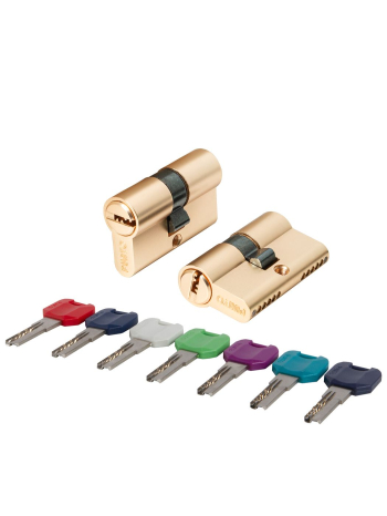 Цилиндровый Punto (Пунто) механизм MaxPro7000Key 52mm (21+10+21) SSG сатин.золото 7key