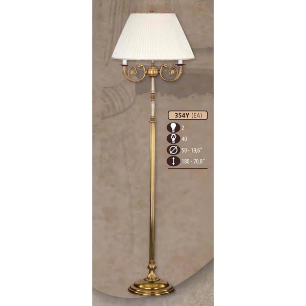 Торшер Riperlamp 354Y/2 EA CREAM SHADE