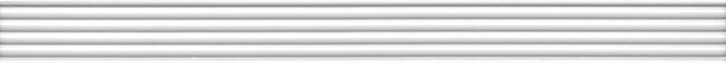 Бордюр Kerama Marazzi Монфорте белый структура обрезной LSA013R 3,4х40
