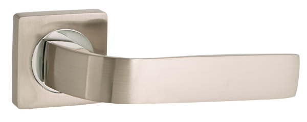 Ручки дверные межкомнатные Punto INTEGRA ZQ SN/CP-3 матовый никель/хром