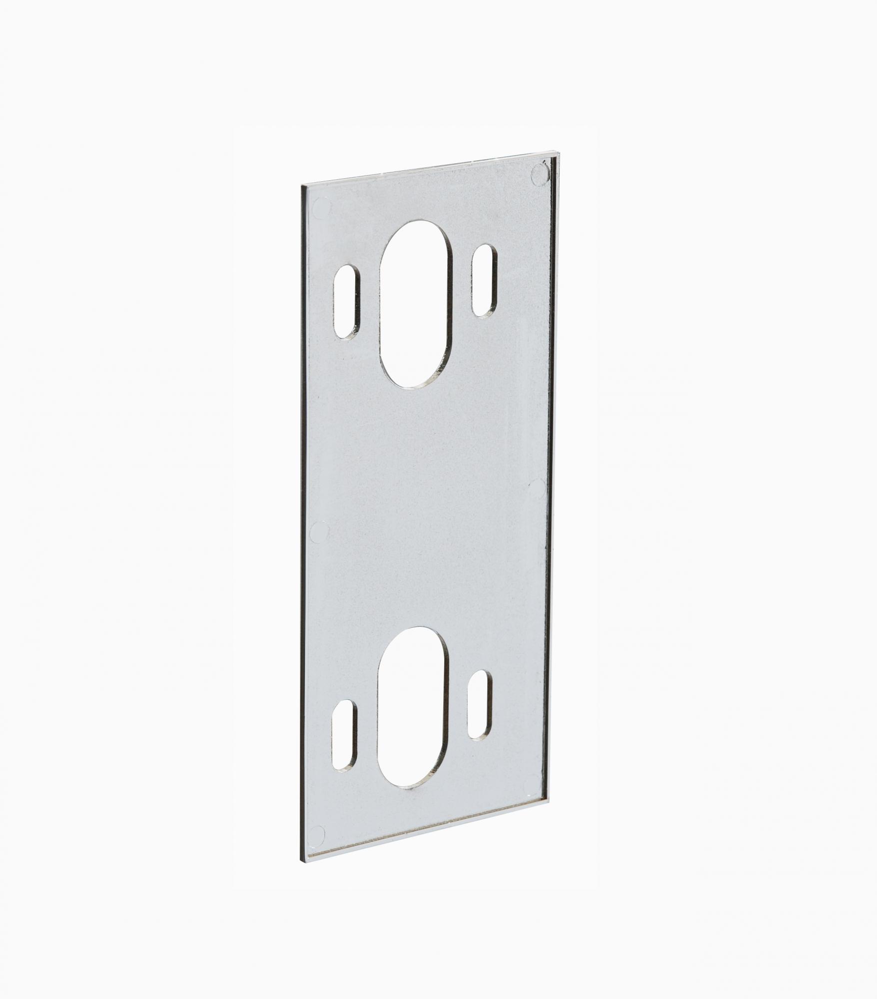 Защелка магнитная для стекл. дверей с корпусом RENZ INGLB 090 SN никель матовый