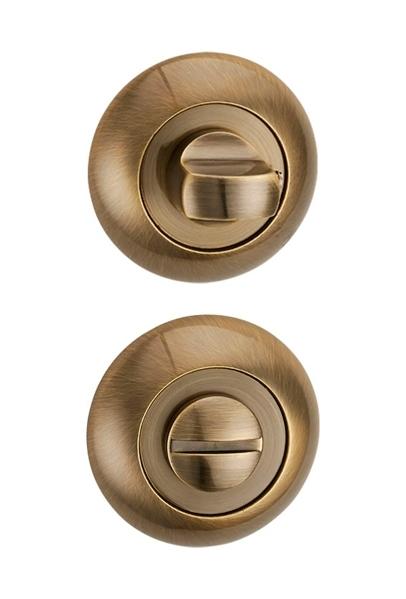 Завертка дверная сантехническая Punto BK6 TL ABG-6 зеленая бронза