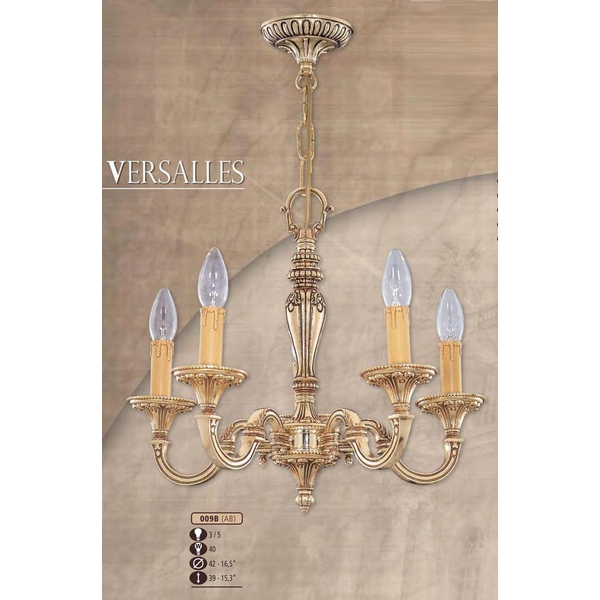 Люстра подвесная Riperlamp 009B/5 AB