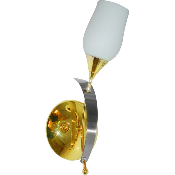 Бра N-Light BX-0808/1A французское золото+матовый хром