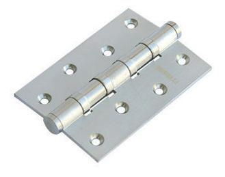 Петля дверная универсальная латунная Morelli MBU 100*70*3-4BB SC матовый хром