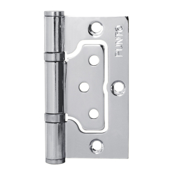 Комплект 8 шт. - Петля универсальная без врезки Punto 200-2B 75x2,5 CP хром