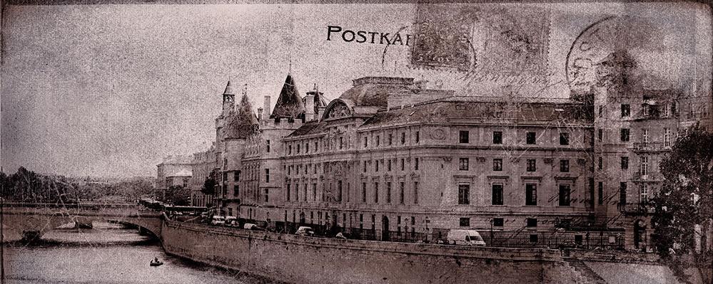 Плитка керамическая Konskie (Ceramika Color) Treviso Postcard Grey 2 декор 20х50