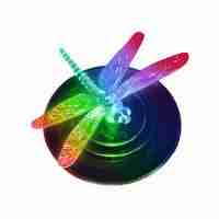 Светильник на солнечных батареях Uniel USL-S-106/PT075 Magic Dragonfly 07293