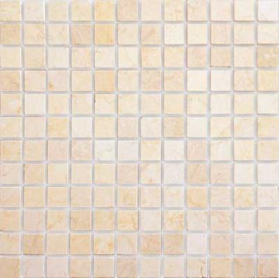 Мозаика Карамелле Pietrine Botticino MAT чип 23x23х4 29,8х29,8