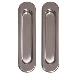 Ручки купе для раздвижных дверей ARCHIE SILLUR A-K05-V0 P.Chrome/S.Chrome хром