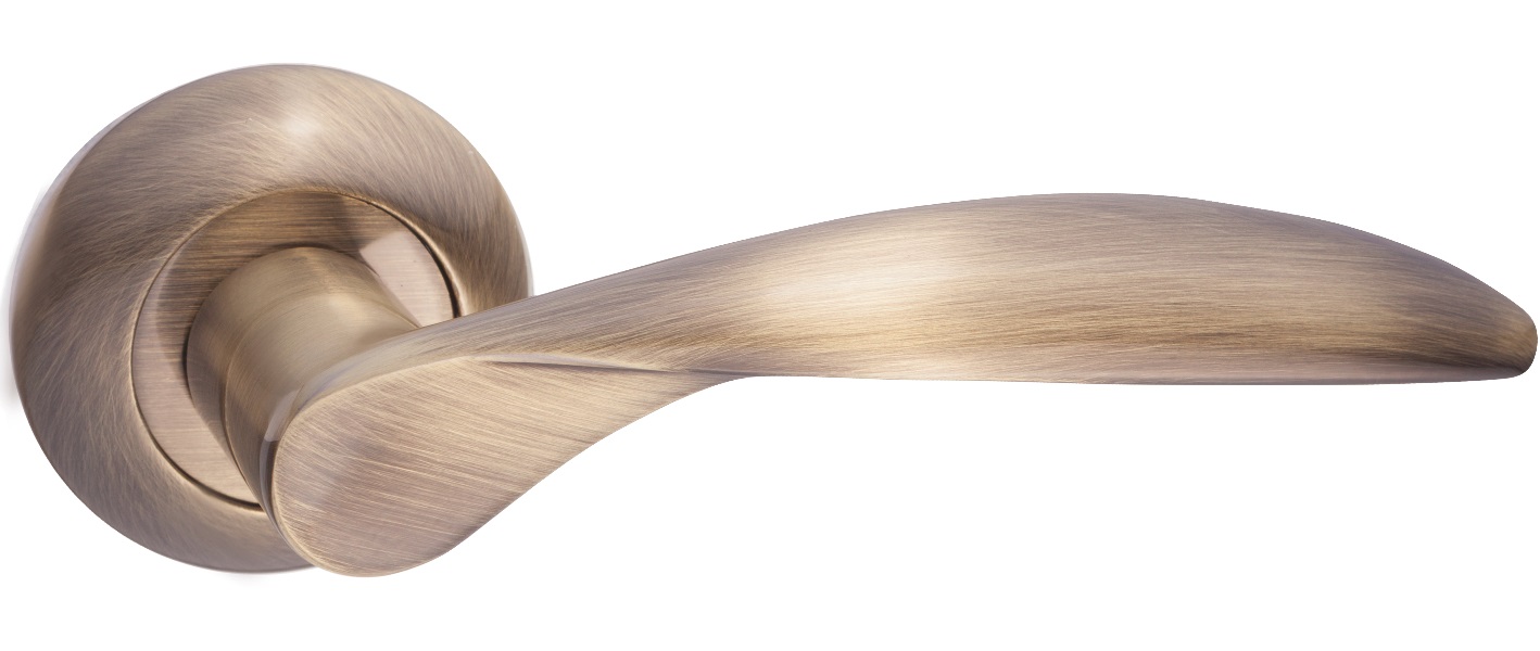 Ручка дверная RENZ INDH 14-08 AB "Росси", бронза античная