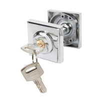 Завертка сантехническая Ajax (Аякс) с фиксацией ключом BK6.FIX.JK CP-8 хром