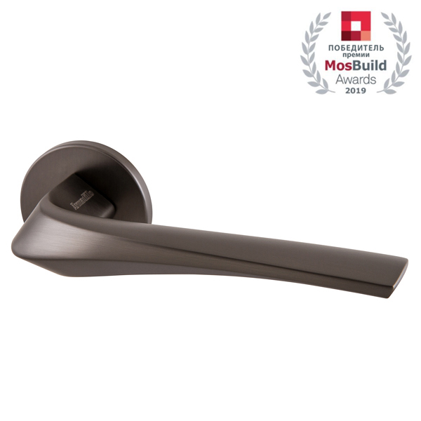 Ручка дверная межкомнатная Armadillo FLAME URS BPVD-77 вороненый никель