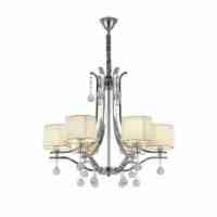 Подвесная люстра Lumina Deco Fontenea LDP 8443-6 CHR