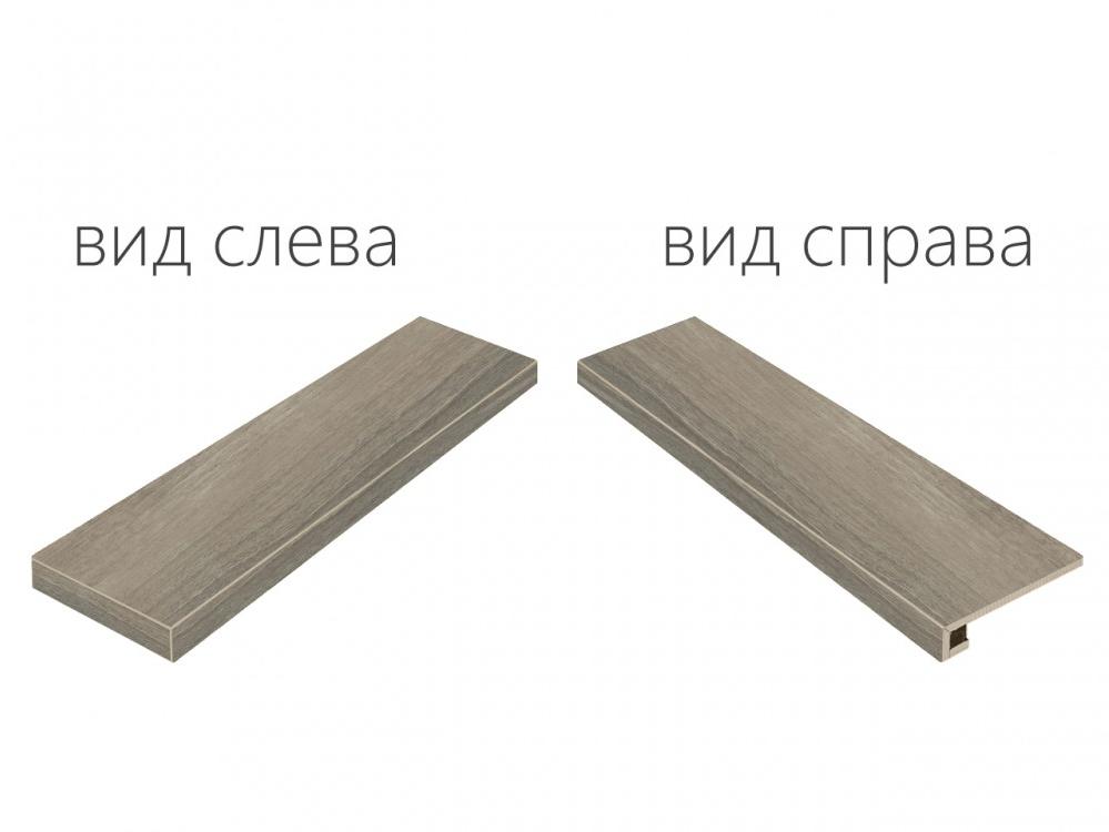 Керамогранит Italon Maison Фумэ угл левая натур. рет. ступень 33х120