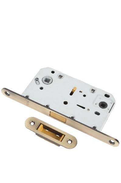 Замок дверной межкомнатный магнитный RENZ INLBM 5096 AB бр.ант.