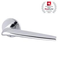 Комплект на 3 двери - Ручка дверная межкомнатная Armadillo TWIN URS CP-8 хром