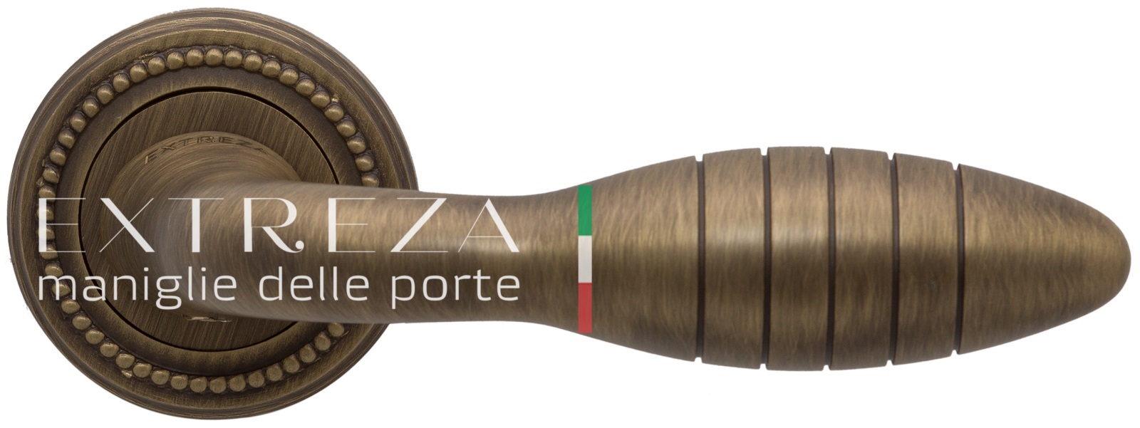Ручка дверная Extreza MIREL (Мирел) 316 на розетке R03 матовая бронза F03