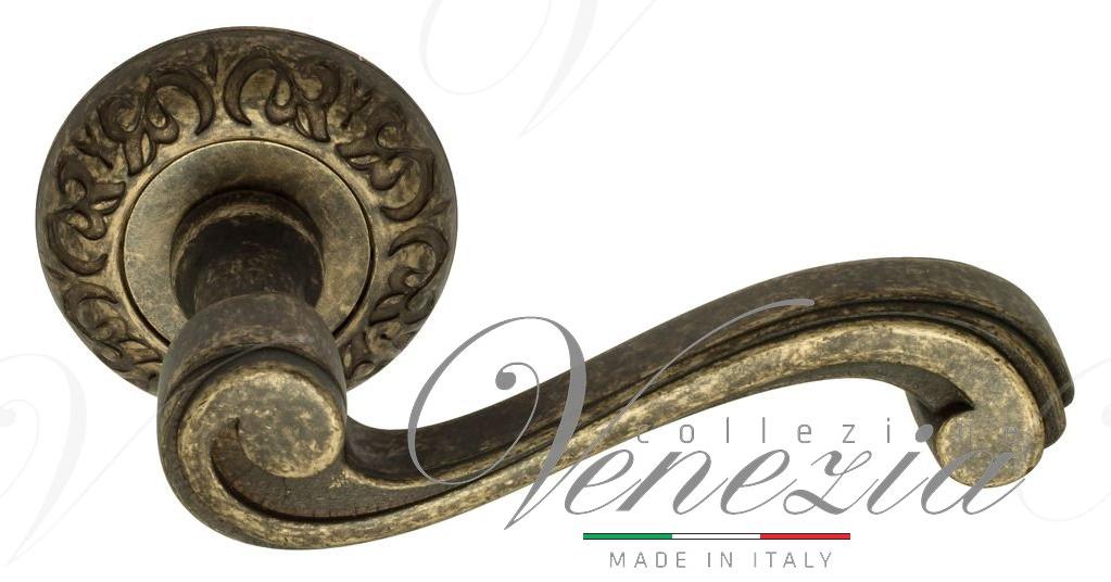 Ручка дверная межкомнатная Venezia Vivaldi D4 античная бронза