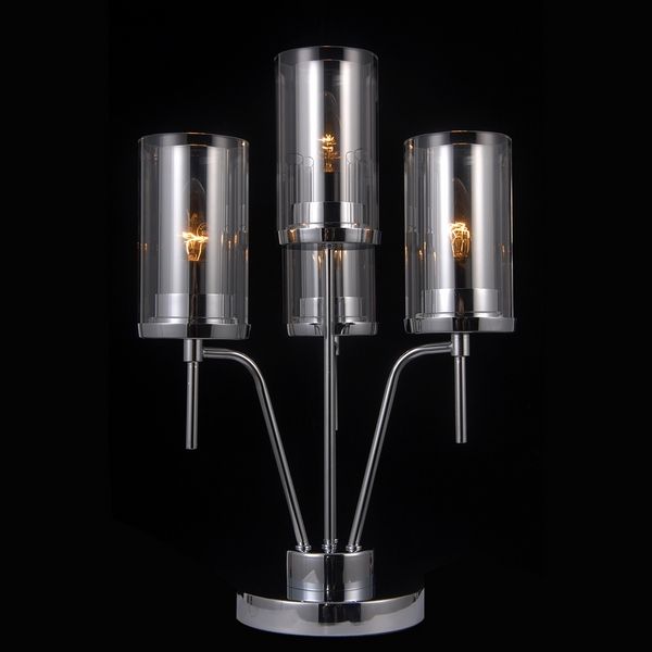 Интерьерная настольная лампа Natali Kovaltseva HELSINKI II 79012-3T CHROME